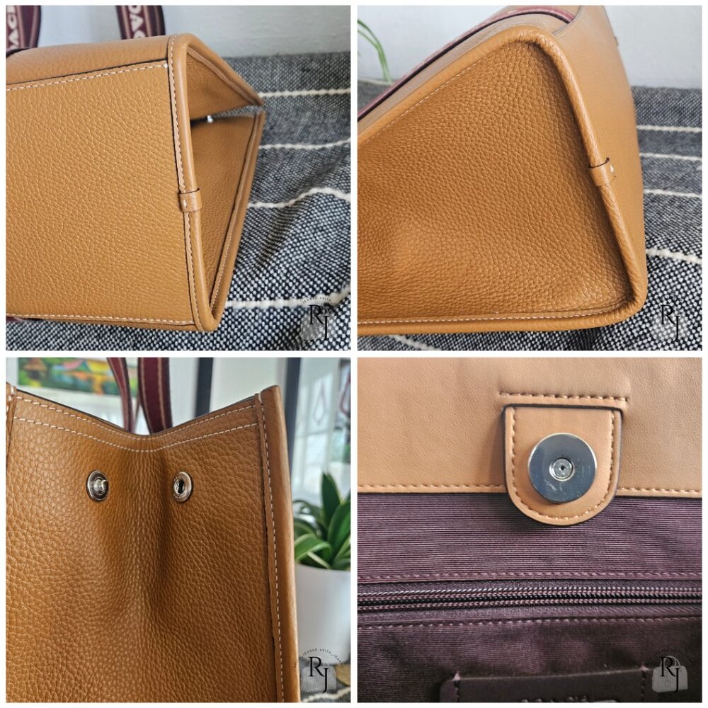 Coach Smith Large Tote – Refined Pebble Leather (NWT) - Picture 9 of 13